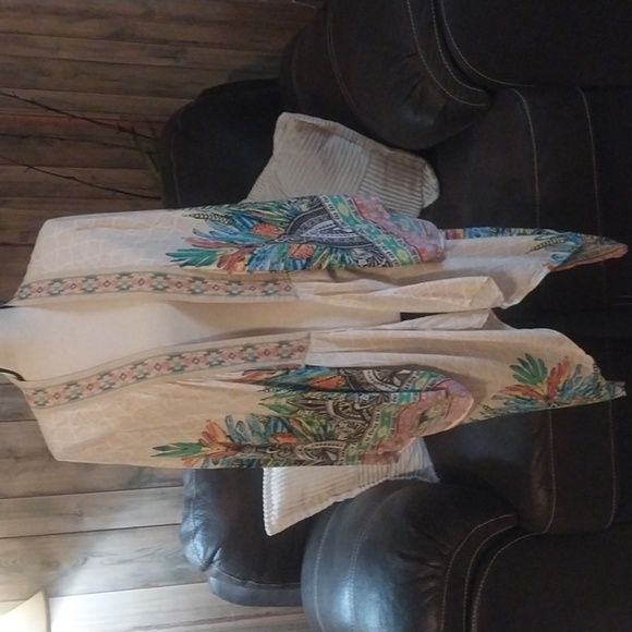 Flying Tomato Bohemian Floral Print Kimono Size S/M - Picture 1 of 8